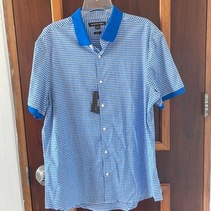 Michael Kors Grecian Blue XL Stretch Slim Fit